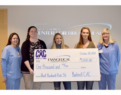 Bucknell Colleges Against Cancer Chapter Makes a Difference at Evangelical's Center for Breast Health Bucknell Colleges Against Cancer Chapter Makes a Difference at Evangelical's Center for Breast Health