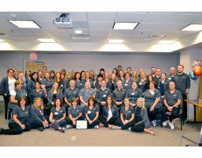 Evangelical’s Rehabilitation Team Presented Excellence Award Evangelical’s Rehabilitation Team Presented Excellence Award