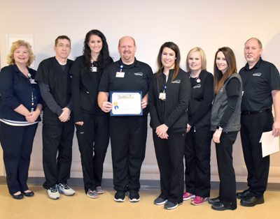 Evangelical’s Selinsgrove Imaging Center Team Presented Excellence Award Evangelical’s Selinsgrove Imaging Center Team Presented Excellence Award