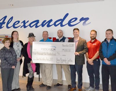 Blaise Alexander Buick, Cadillac, and GMC Donates Toward the Fight Against Breast Cancer Blaise Alexander Buick, Cadillac, and GMC Donates Toward the Fight Against Breast Cancer