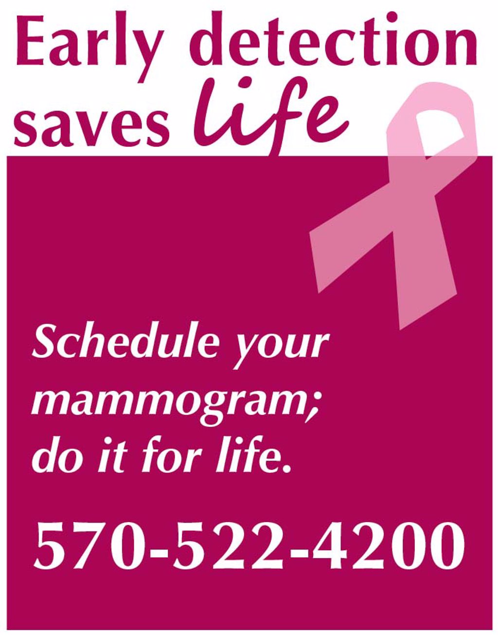 Early Detection Saves Life