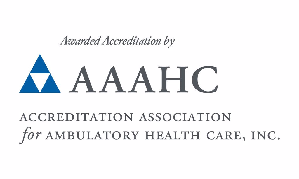 AAAHC accreditation logo AAAHC accreditation logo