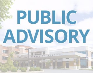 PUBLIC ADVISORY: Evangelical Conducting Emergency Response Training Exercise PUBLIC ADVISORY: Evangelical Conducting Emergency Response Training Exercise