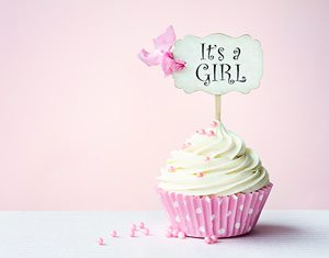 It's a Girl - Cupcake